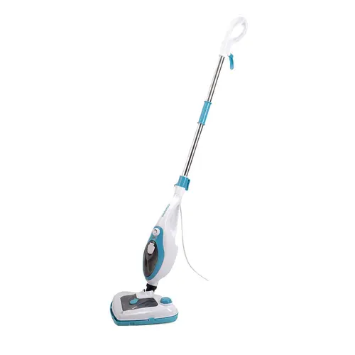 Mop cu aburi Daewoo DMO160, 1500 W, 0.4 L, recipient detergent, accesorii incluse (Alb)
