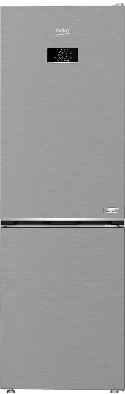 Combina frigorifica Beko B5RCNA366HXB1, 316 l, No Frost, Clasa C, AeroFlow, HarvestFresh, MaxStore, H 186,5 cm (Gri)
