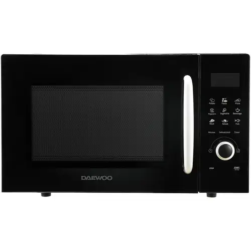 Cuptor cu microunde Daewoo KOR-91RBK-2, 23 l, 800 W, Control digital, Display LED (Negru)