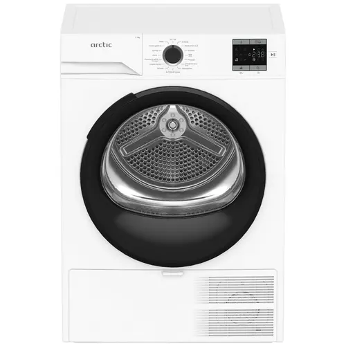Uscator de rufe Arctic A2T19239W, Pompa de caldura, 9 kg, 15 programe, Clasa A++, Aqua Surf (Alb)
