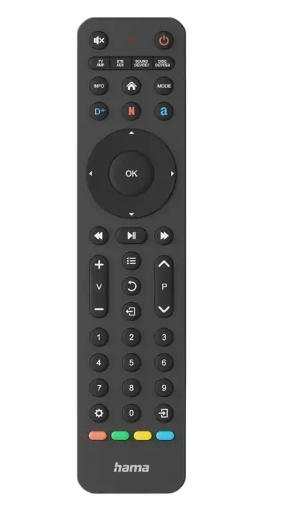 Telecomanda Universala Hama 221055, 8 in 1 (Negru)