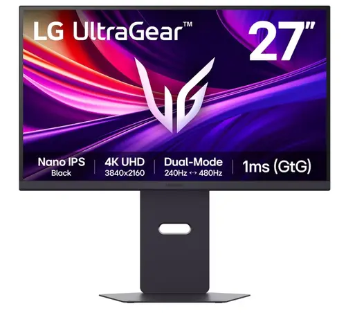 Monitor Gaming IPS LED LG 27inch 27G850A-B, UHD (3840 x 2160), HDMI, DisplayPort, Pivot, 240 Hz, 1 ms (Negru)