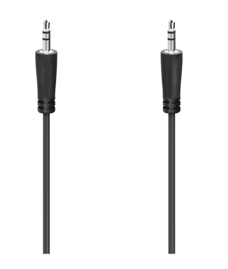 Cablu audio Jack 3.5mm HAMA 205116, 5m (Negru)