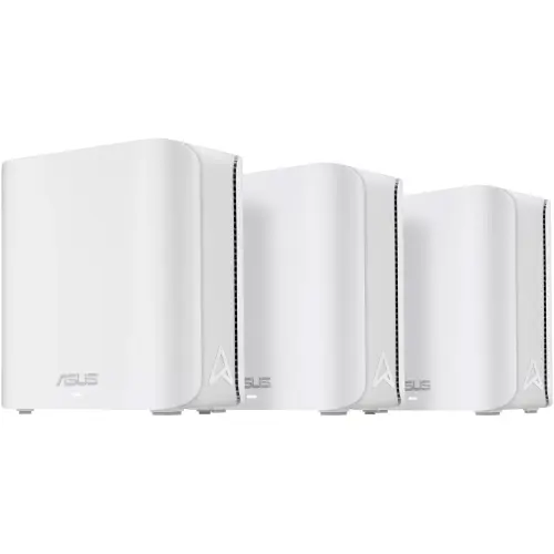Sistem Wi-Fi Mesh ASUS ZenWiFi BD4(W-3-PK), BE3600, Dual-Band, acoperire 600 metri patrati, Quad-Core 1.5GHz CPU, 128MB-512MB Flash-RAM, 2.5G dual-port, AiProtection Pro, Adaptive QoS, VPN server-client, Beamforming, UTF-8 SSID, AiMesh