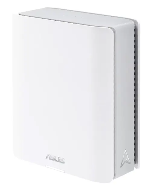 Router Mesh Wireless ASUS ZenWiFi BT8(W-1-PK), BE14000, Tri-Band, acoperire 280 metri patrati, Tri-Core 1.8GHz CPU, 128MB-1GB Flash-RAM, 2.5G dual-port, Smart Home Master SSIDs, AiProtection Pro, Adaptive QoS, VPN server-client, Beamforming, AiMesh