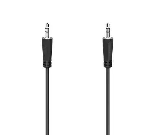 Cablu audio Hama 220874, Jack 3.5mm, 3m (Negru)