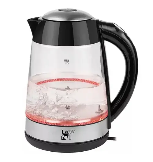 Fierbator de apa cu cana de sticla Lafe CEG015 2200W 1.7L (Transparent)