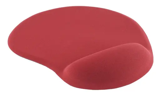 Mousepad Ergonomic Sbox MP-01, Suport pentru Incheietura, Suprafata Textila, Baza Cauciucata Anti-Alunecare, Dimensiuni 23 x 19 x 0.3cm (Rosu)