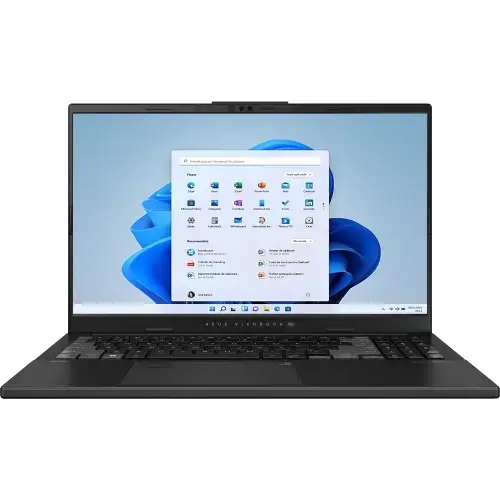 Laptop ASUS VivoBook Pro 15 OLED N6506CU (Procesor Intel® Core™ Ultra 9 285H (24M Cache, up to 5.40 GHz), 15.6inch 3K 120Hz, 24GB, 1TB SSD, NVIDIA GeForce RTX 4050 @6GB, Win 11 Pro, Negru/Gri)