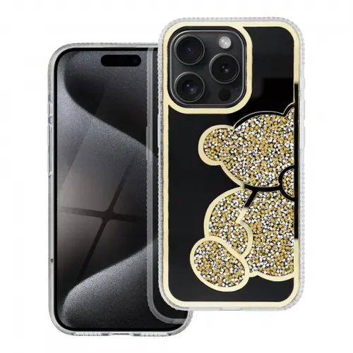 Husa pentru Samsung Galaxy A15 A155 / A15 5G A156, OEM, Teddy Bear, Aurie