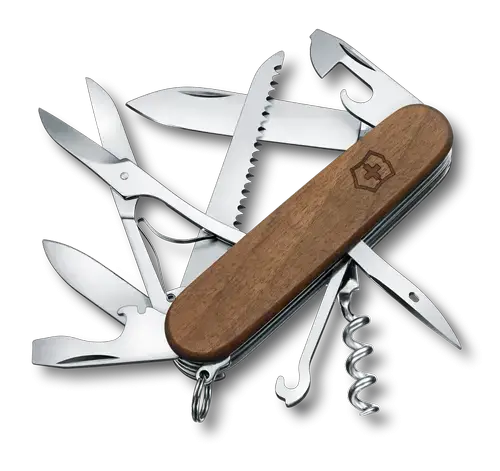 Briceag multifunctional Victorinox Huntsman, 13 functii, Include Foarfece (Maro)