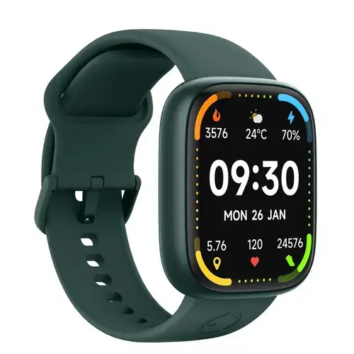 Smartwatch Maxcom EcoWatch 6, Ecran 1.83inch TFT-LCD, IP68, Vreme, Calculator, Notificari (Verde)