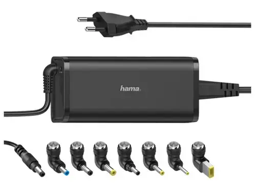 Incarcator universal laptop HAMA 200003, 90W (Negru)