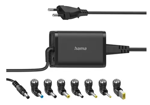 Incarcator universal laptop HAMA 200001, 45W (Negru)