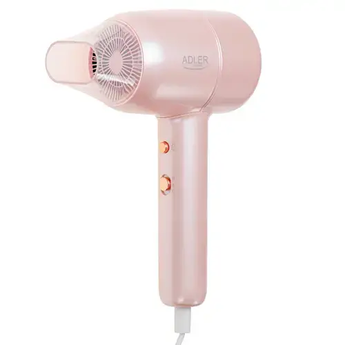 Uscator de par Adler AD 2279p, 1600 W, 2 viteze, 2 setari temperatura (Roz)