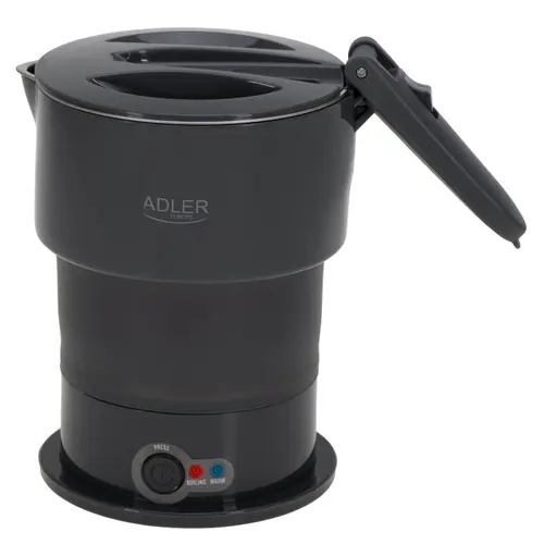 Fierbator de calatorie Adler AD 1377, 0.6 l, 600 W (Gri)