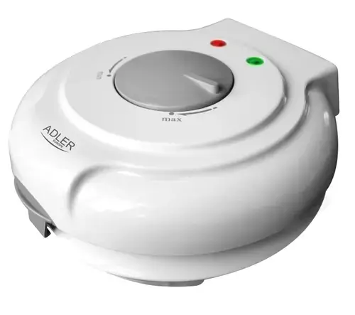 Aparat de facut vafe si conrui de inghetata Adler AD 3038, 1500 W (Gri/Alb)