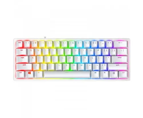 Tastatura Razer Huntsman V3 Pro Mini, iluminare Razer Chroma RGB, US layout (Alb)