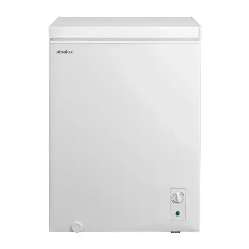 Lada Frigorifica Albalux AXLF156E, 143 L, Clasa energetica E, Dubla functionare frigider/congelator, Termostat reglabil, Orificiu drenaj (Alb)