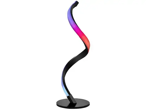 Lampa decorativa Tracer Smart Spiral TRAOSW47295, RGB, 7 W, 37 leduri (Negru)
