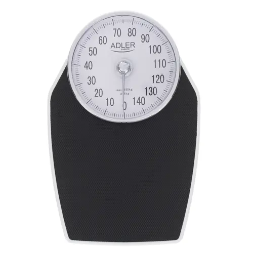 Cantar de baie mecanic Adler AD 8177, max 150 kg, 1 kg acuratete (Negru)