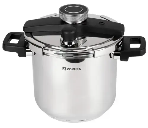 Oala sub presiune Zokura Z1474, inox, 22cm/7,5L