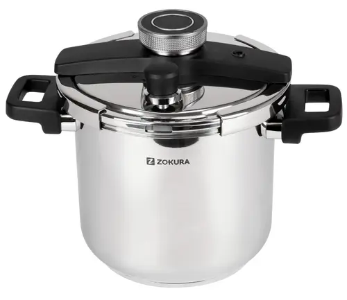 Oala sub presiune Zokura Z1474, inox, 22cm/7,5L