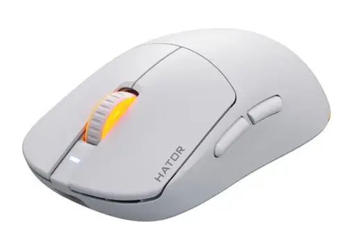 Mouse wireless Hator Quasar 3, Wireless, Bluetooth, Wired (Alb)