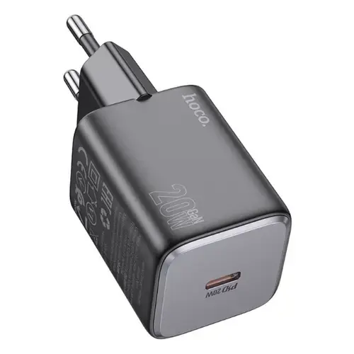 Incarcator Retea HOCO N40, 20 W, 3 A, USB-C (Negru)
