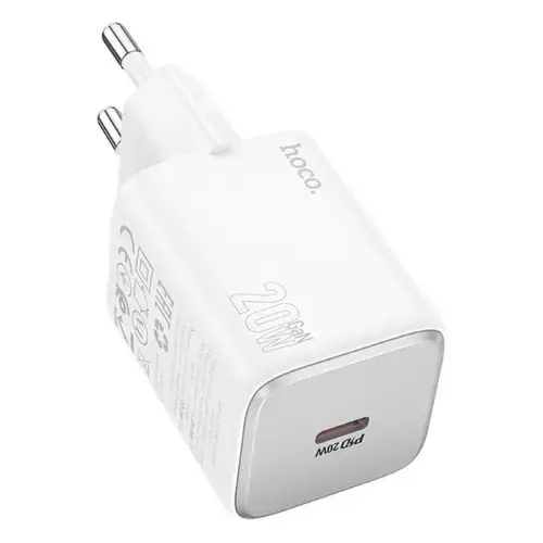 Incarcator Retea HOCO N40, 20 W, 3 A, USB-C (Alb)