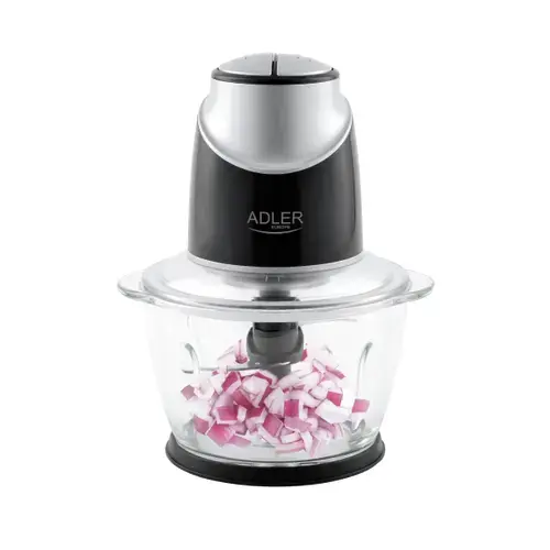 Tocator electric Adler AD 4082, 550 W, 2 viteze, Bol sticla 1.2 l (Negru)
