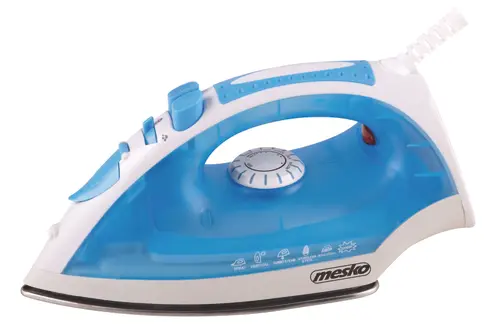 Fier de calcat Mesko MS 5023, 2200 W, Jet de abur 60 g/min, Debit de abur 35 g/min (Albastru)