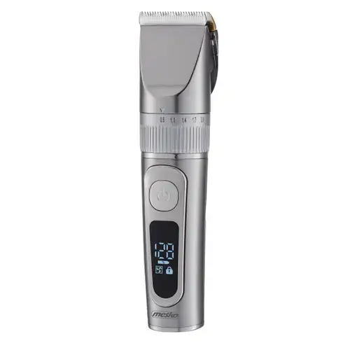 Masina de tuns Mesko MS 2843, USB, 4 accesorii pieptene, IPX6 (Gri)