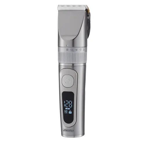 Masina de tuns Mesko MS 2843, USB, 4 accesorii pieptene, IPX6 (Gri)