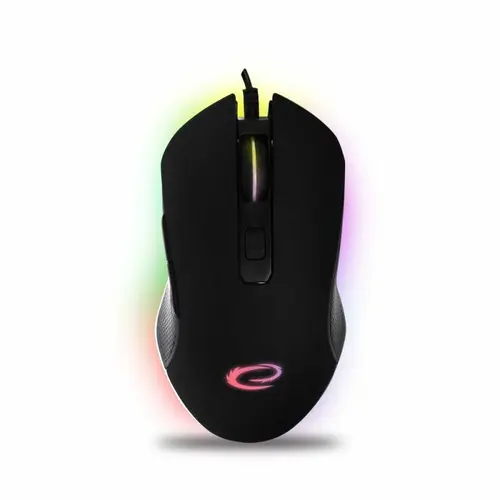 Mouse Gaming Esperanza Nemesis EGM302 RGB, 1.25m, USB-C (Negru)