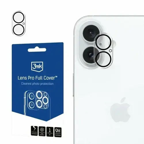 Folie de protectie camera 3mk Lens Protection Pro pentru iPhone 16/16 Plus