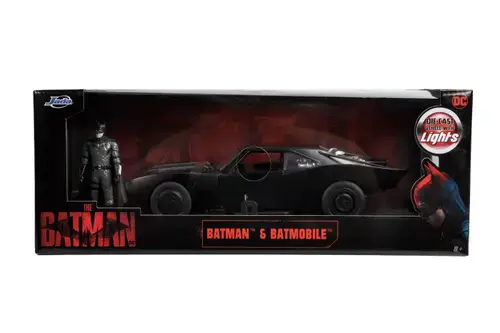 Set masina si figurina - Batman & Batmobile (Negru)