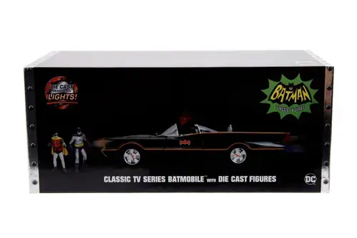Set figurine si masina, Batman Batmovil, Robin (Multicolor)
