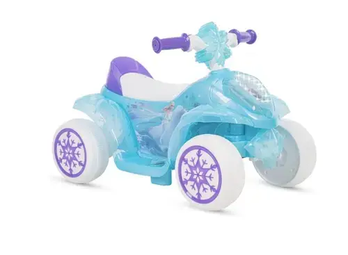 Masinuta electrica pentru copii Huffy Frozen Bubble Quad, baterie 7.2V, autonomie 30 de minute, viteza 3km/h (Albastru)
