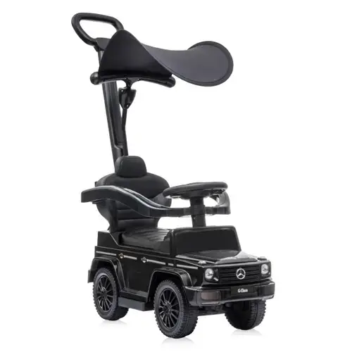 Masinuta de teren Lorelli Mercedes-Benz G350D, maner parental, copertina (Negru)