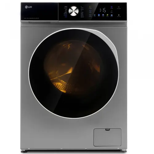 Masina de spalat rufe LDK Queen2 814DITS, Clasa A, Capacitate 8 Kg, 1400 rpm, 16 programe, Control Touch, Steam, Super Spa, Storm Wash, Night wash, My Cycle, Amanare pornire, Motor Inverter (Argintiu)