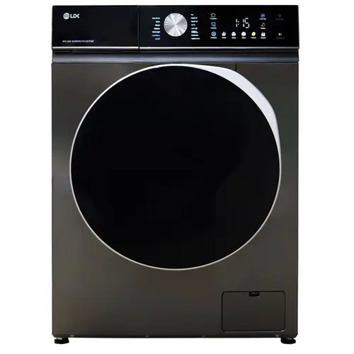 Masina de spalat rufe LDK Queen2 814DITSS, Clasa A, Capacitate 8 Kg, 1400 rpm, 16 programe, Control Touch, Steam, Super Spa, Storm Wash, Night wash, My Cycle, Amanare pornire, Motor Inverter (Antracit)