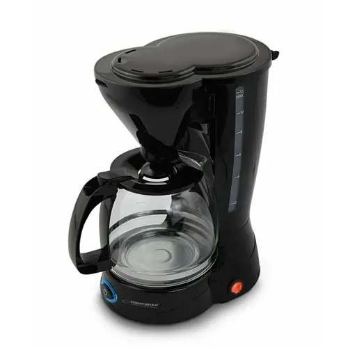 Cafetiera Esperanza Liberica EKC009, 800W, 1.5L (Negru)