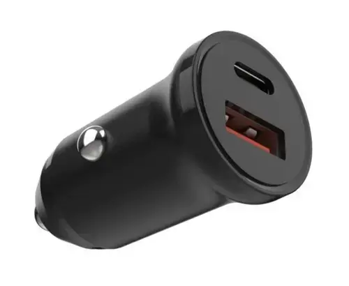 Incarcator Auto Fixed FIXCC20N-CU-BK, 20W, 3A, 1 x USB-A - 1 x USB-C (Negru)