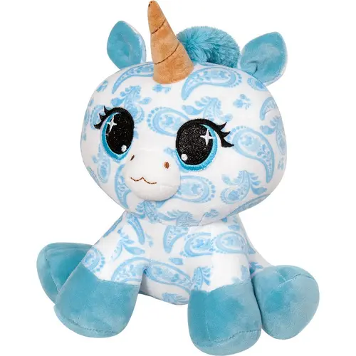 Jucarie de plus Unicorn Marselle (Alb/Albastru)