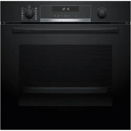 Cuptor incorporabil Bosch HBG578EB7, 71 L, Electric, Multifunctional, Grill, Soft close, Home Connect, Suport telescopic, Air Fry, 9 functii, AutoPilot30, Autocuratare pirolitica, 3D Hotair, Clasa A+ (Negru)
