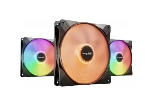 Ventilator Be quiet! Light Wings LX PWM High-Speed, ARGB LED, 140mm, 3 bucati (Negru)