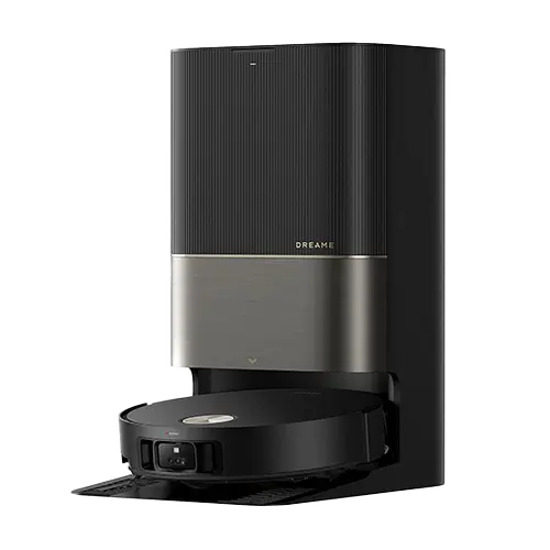 Robot de aspirare Dreame X50 Ultra Complete RLX85CE-4-BK, detectare AI a obstacolelor si navigare la 360°, comanda vocala, depasire obstacol de 6CM, aspirare 20000Pa, perie dubla anti-incurcare (Negru)