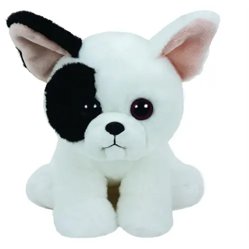 Jucarie de plus Ty beanie babies marcel catel, 24cm (Alb/Negru)