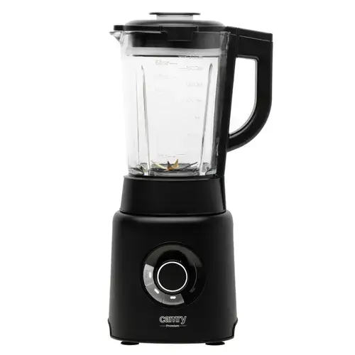 Blender de masa Camry CR 4089, 2000 W, Pahar sticla 1.7 l, Functie zdrobire gheata (Negru)